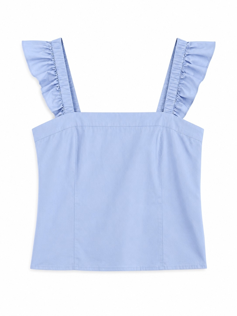 torrid Light Periwinkle Ruffle-Strap Square Neck Camisole Sz 2X